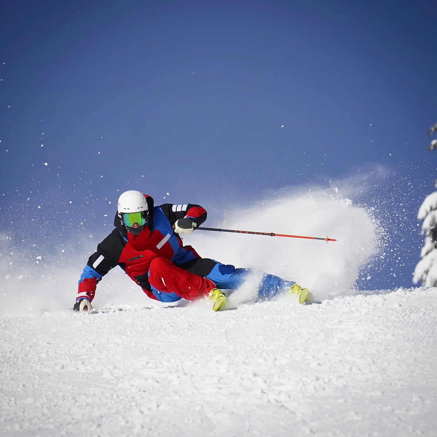 Patient skiing after ceramic-on-ceramic hip resurfacing surgery with Mr Shakir Hussain