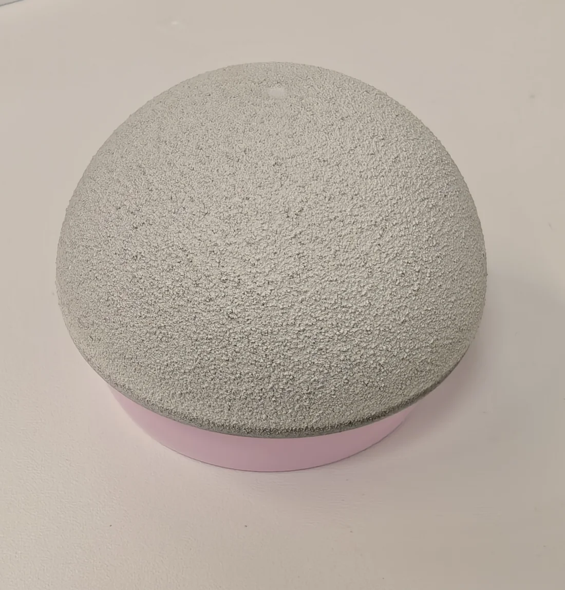 Close-up of the ReCerf porous-coated surface designed for biological fixation, ceramic hip resurfacing, Birmingham